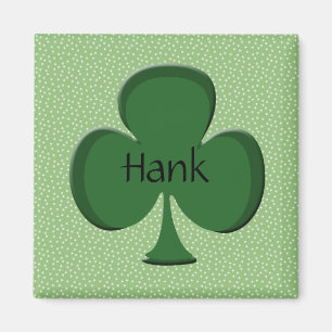 Imán Hank Shamrock Name Magnet