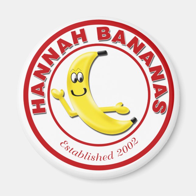 Imán Hannah Bananas (Frente)