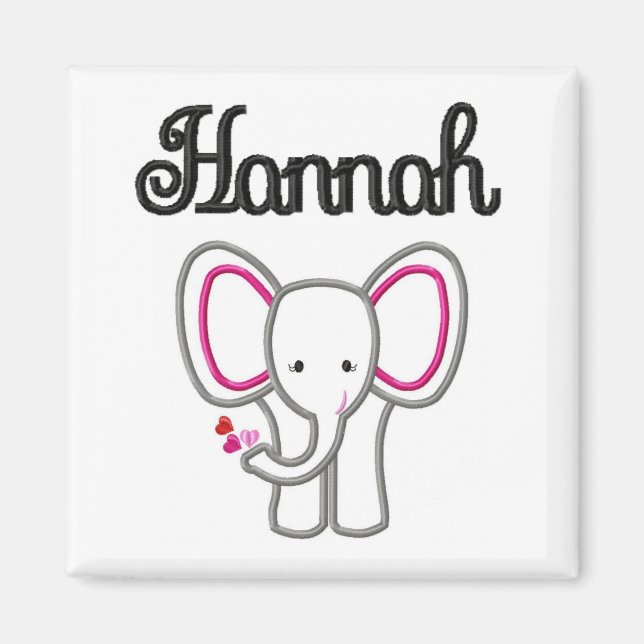 Imán Hannah Elephant Magnet (Frente)