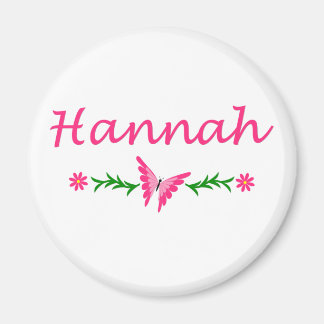 Imán Hannah (mariposa rosa)