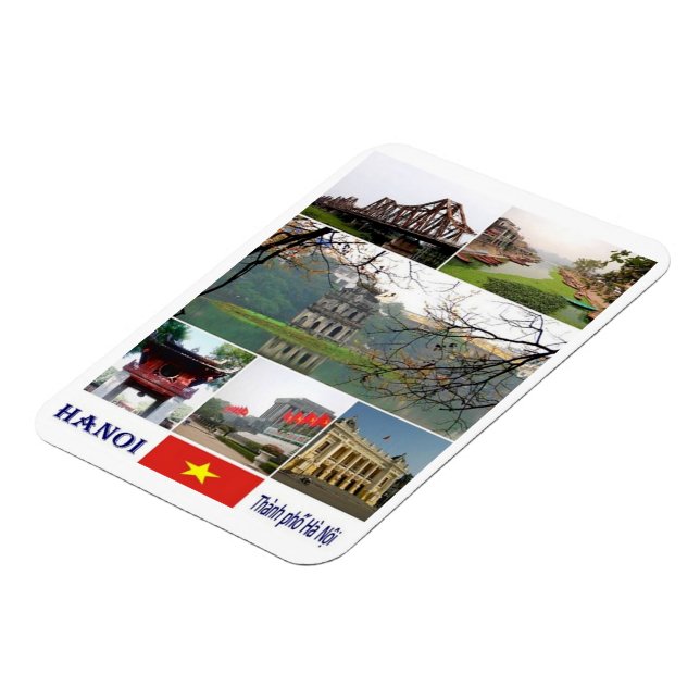 Imán Hanoi - Mosaico - Vietnam - Magnet (Lado Izquierdo)