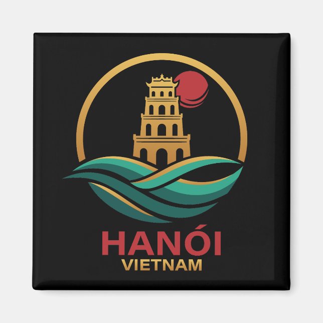 Imán Hanoi Vietnam Sudeste Asiático (Frente)