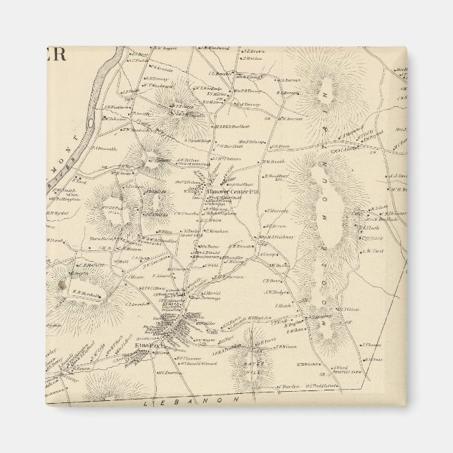 Imán Hanover, Grafton Co (Frente)