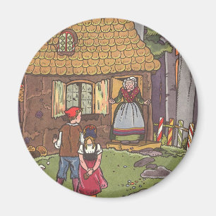 Imán Hansel y Gretel, cuento de hadas de vintage por Ha