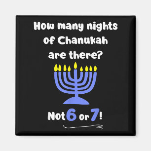 Imán Hanukkah Divertido 67 Meme Profesor Cuántas Noches