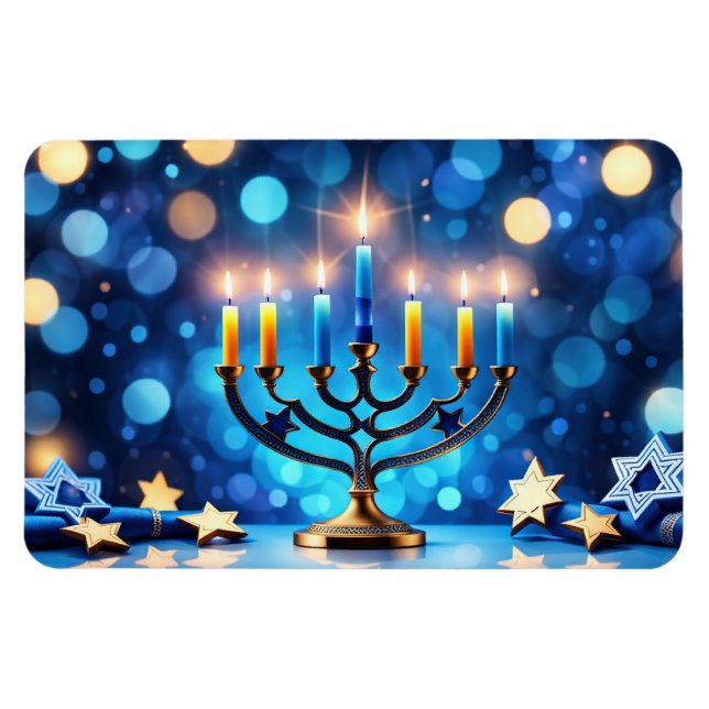Imán Hanukkah Holiday Magnet (Horizontal)