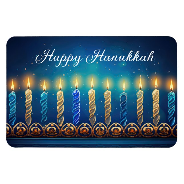 Imán Hanukkah Holiday Magnet (Horizontal)
