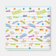 Hanukkah Magnet Square Chanukah Fiesta