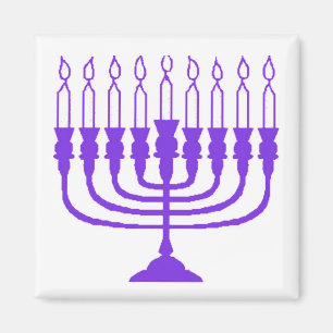 Imán Hanukkah Menorah