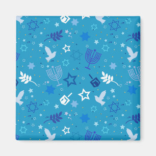 Imán Hanukkah Stars Magnet