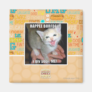 IMÁN ¡HAPPEE BURFDAY!