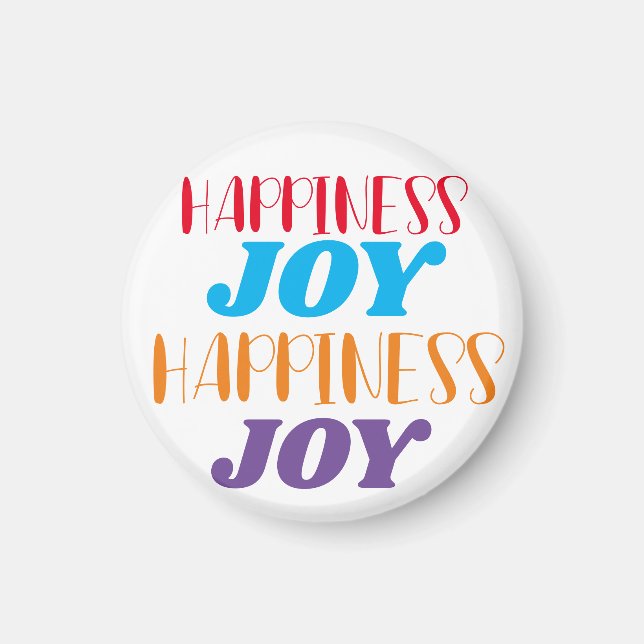Imán Happiness Joy Magnet (Frente)
