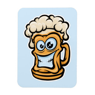 Imán Happy Beer Mug, Personalizado Style