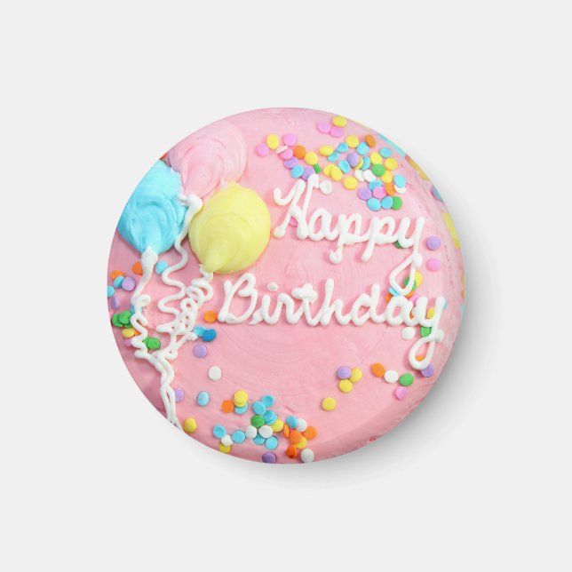 Imán Happy Birday Cake Magnet (Frente)
