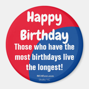 Imán Happy Birday Refrigerator Magnet