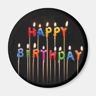Imán Happy Birthday Magnet