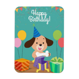 Imán Happy birthday of the dog