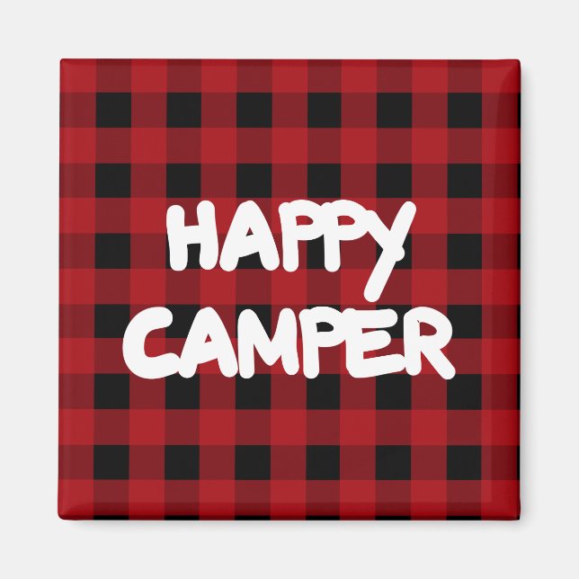 Imán Happy Camper Red Buffalo Refrigerador (Frente)