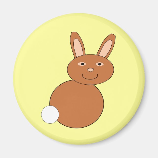 Imán Happy Easter Bunny Magnet (Frente)