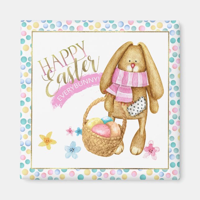 Imán Happy Easter Everybunny ID640 (Frente)