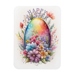 Imán HAPPY EASTER Magnet con bollos con huevo de Pascua