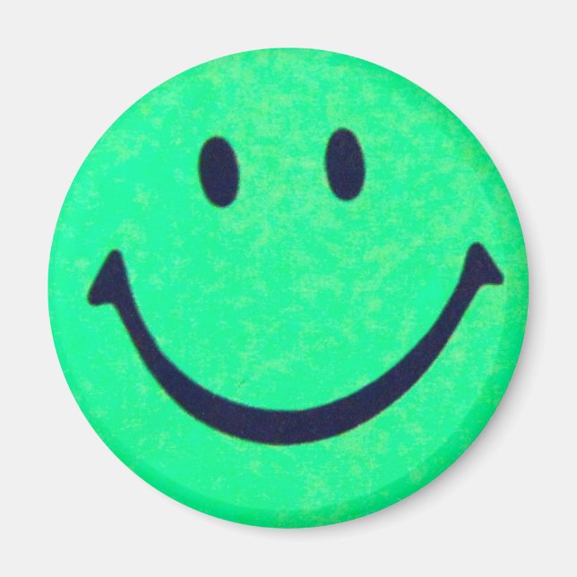 Imán Happy face face smiling - Happiness - (Frente)
