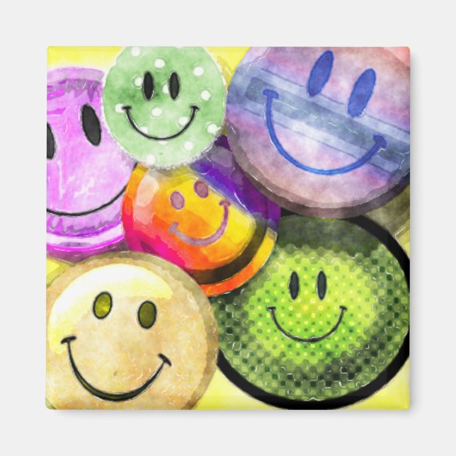 Imán HAPPY FACES Magnet (Frente)