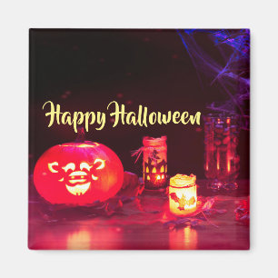 Imán Happy Halloween Candles