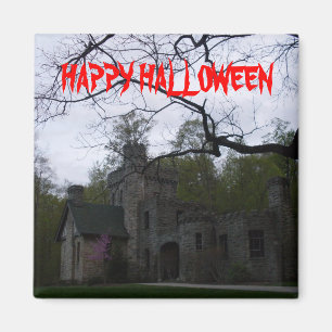 Imán HAPPY HALLOWEEN HAUNTED CASTLE magnet