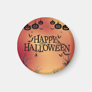 Imán Happy Halloween Magnet Orange