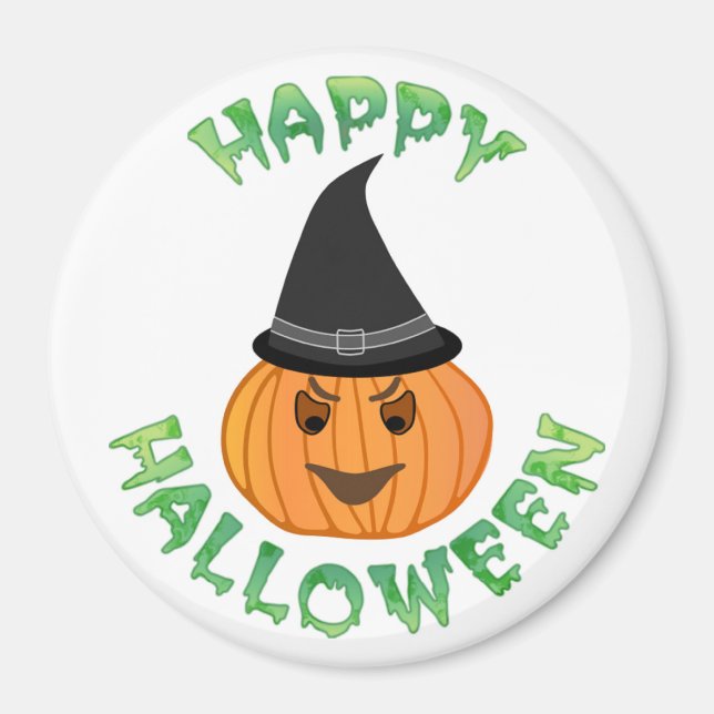 IMÁN "HAPPY HALLOWEEN" PUMPKIN (Frente)