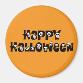 Imán Happy Halloween Skulls Magnet