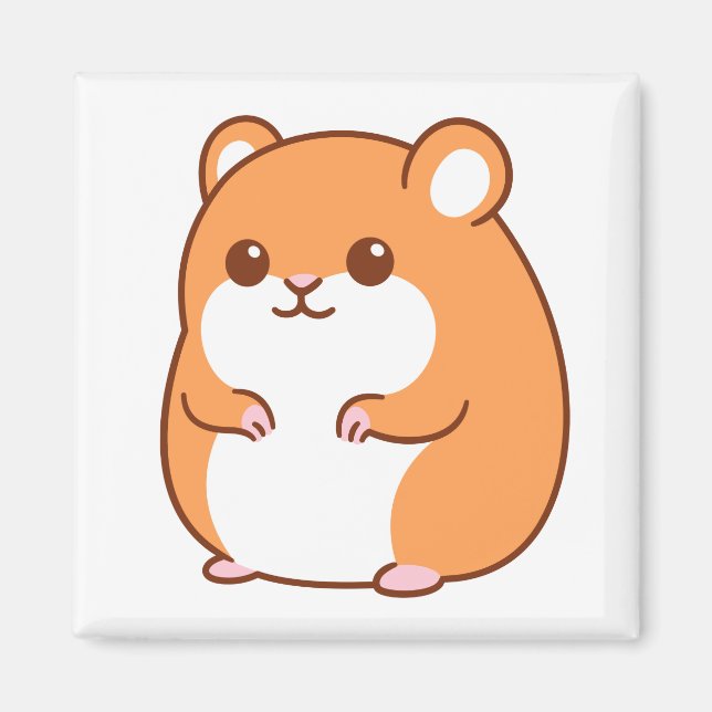 Imán Happy Hamster Magnet (Frente)
