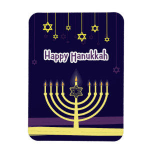 Imán Happy Hanukkah3" x 4" Flexible Photo Magnet