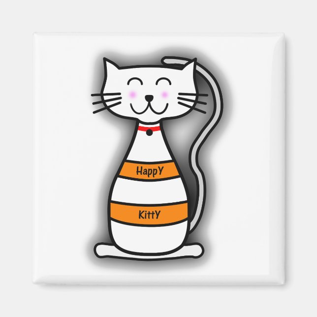 Imán Happy Kitty Magnet (Frente)