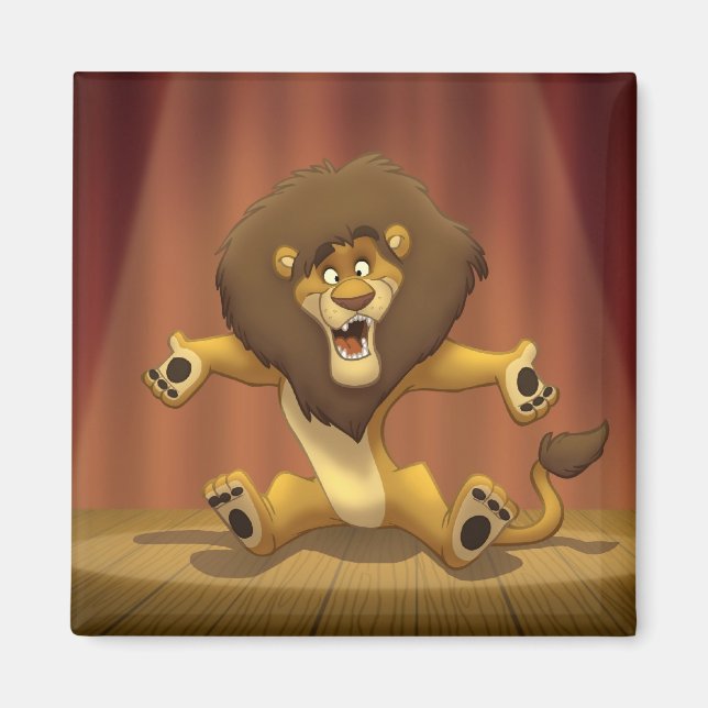 Imán Happy Lion Magnet (Frente)