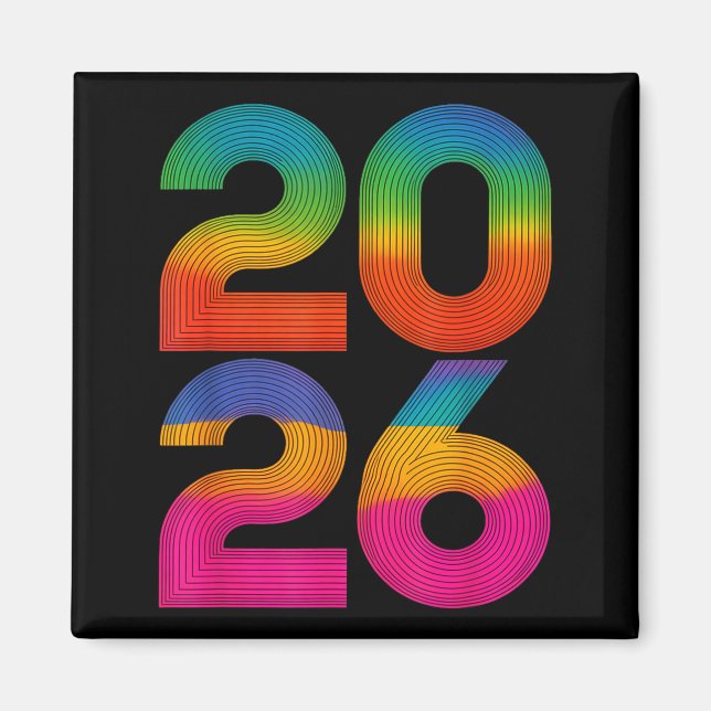 Imán Happy New Year 2026 New Years Eve  (Frente)