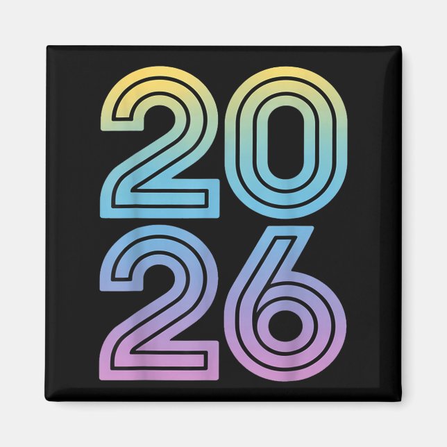 Imán Happy New Year 2026 New Years Eve  (Frente)