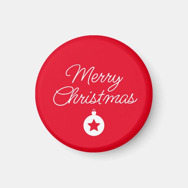 Imán Happy New Year Merry Christmas Holiday Season (Frente)