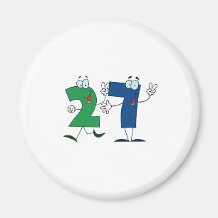 Imán Happy Number 27