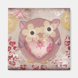 Imán Happy Owl Magnet