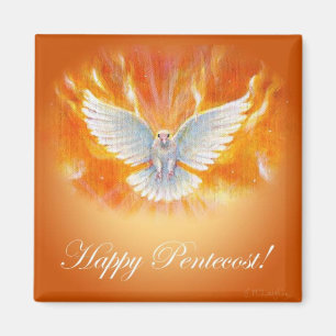 Imán Happy Pentecost de Jenny McLaughlin
