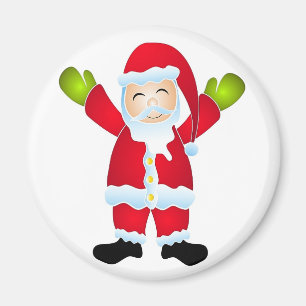 Imán Happy Santa Ornament Magnet