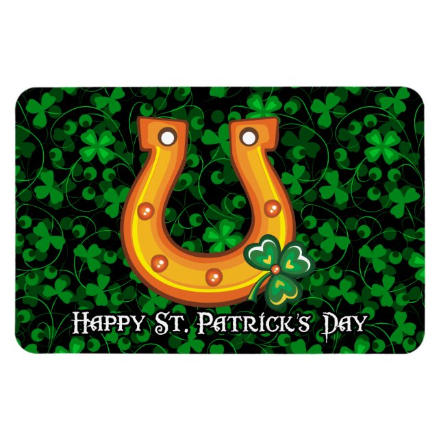 Imán Happy St. Patrick's Day 1 Premium Magnet (Horizontal)