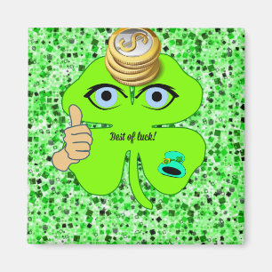 Imán Happy St. Patrick's Day Magnets Shamrock