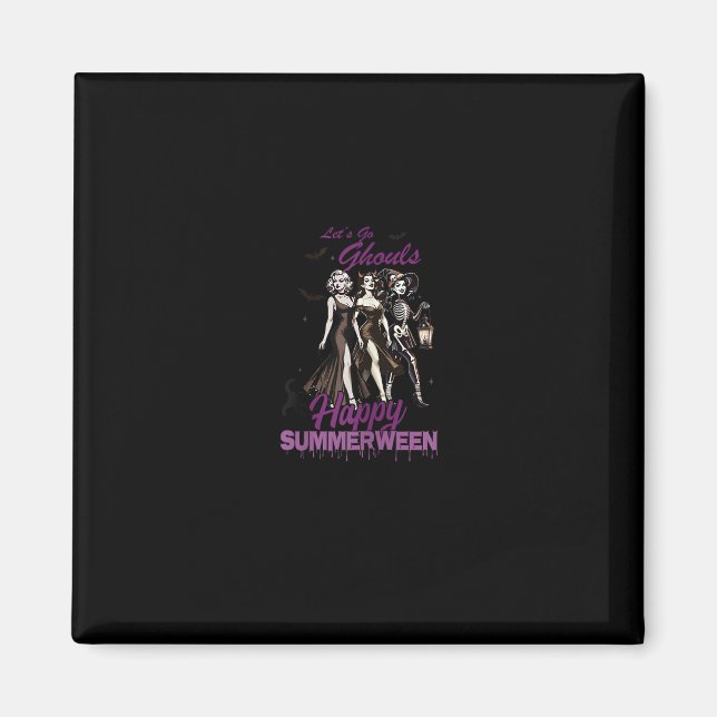 Imán Happy Summerween Ghoul Chica Squad (Frente)