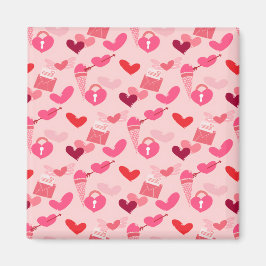Imán Happy Valentine’s Day Heart Love Gift for Couples