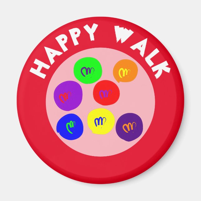 IMÁN HAPPY WALK (Frente)