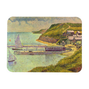Imán Harbour Port-en-Bessin High Tide by Georges Seurat