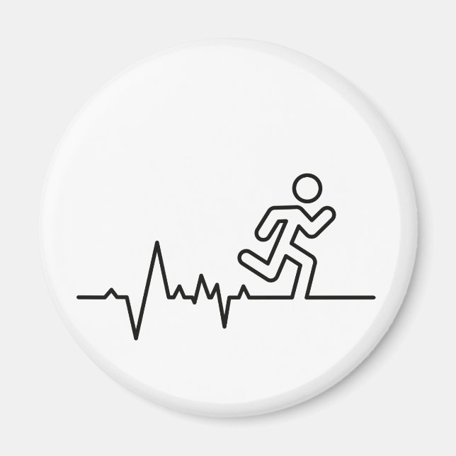 Imán Hardlopen, triatlon of marathon sport wedstrijd.  (Frente)